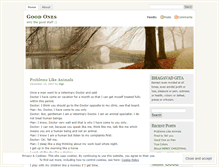 Tablet Screenshot of goodones.wordpress.com