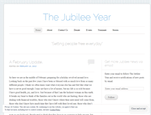 Tablet Screenshot of jubileeyearorg.wordpress.com