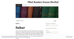 Desktop Screenshot of obatkankerganasherbal.wordpress.com
