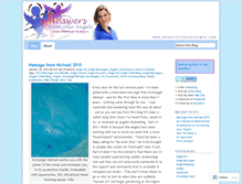 Tablet Screenshot of angelanswers.wordpress.com