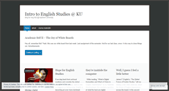 Desktop Screenshot of englishstudies.wordpress.com