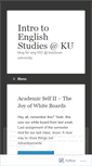 Mobile Screenshot of englishstudies.wordpress.com