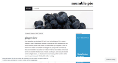 Desktop Screenshot of mumblepie.wordpress.com