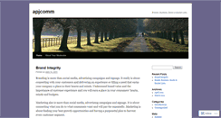 Desktop Screenshot of apjcomm.wordpress.com