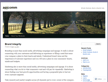 Tablet Screenshot of apjcomm.wordpress.com