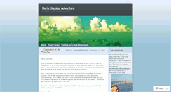 Desktop Screenshot of dansunusualadventure.wordpress.com