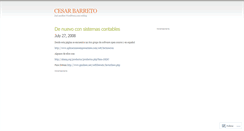 Desktop Screenshot of cmbarreto.wordpress.com