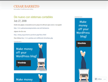 Tablet Screenshot of cmbarreto.wordpress.com