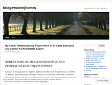 Tablet Screenshot of bridgewaternjhomes.wordpress.com