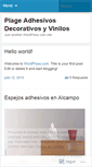 Mobile Screenshot of plageadhesivosdecorativosyvinilos.wordpress.com
