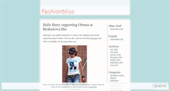 Desktop Screenshot of fashionbliss.wordpress.com