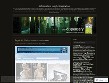 Tablet Screenshot of informationinsightinspiration.wordpress.com