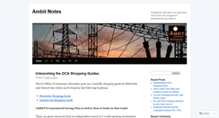 Desktop Screenshot of ambitnotes.wordpress.com
