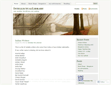 Tablet Screenshot of intellectuallibrary.wordpress.com