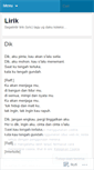 Mobile Screenshot of lirik.wordpress.com
