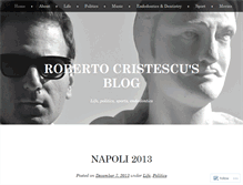 Tablet Screenshot of cristescuroberto.wordpress.com