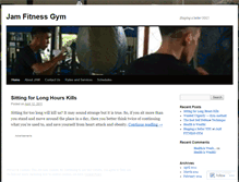 Tablet Screenshot of jamfitnessgym.wordpress.com