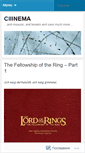 Mobile Screenshot of ciiinema.wordpress.com