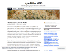 Tablet Screenshot of kylemillermsis.wordpress.com