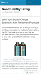 Mobile Screenshot of goodhealthyliving.wordpress.com