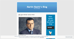 Desktop Screenshot of martinbashir.wordpress.com