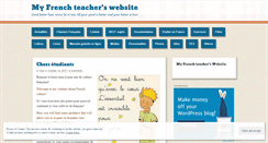 Desktop Screenshot of myfrenchteacherswebsite.wordpress.com