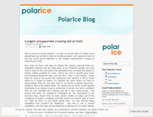 Tablet Screenshot of polariceteam.wordpress.com