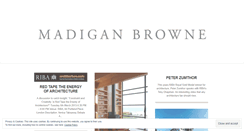 Desktop Screenshot of madiganbrowne.wordpress.com