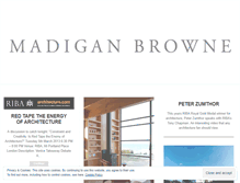 Tablet Screenshot of madiganbrowne.wordpress.com