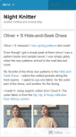 Mobile Screenshot of nightknitter.wordpress.com