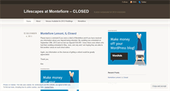 Desktop Screenshot of montefioreclosing.wordpress.com