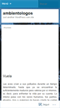 Mobile Screenshot of ambientologos.wordpress.com