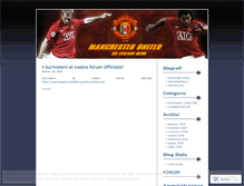 Tablet Screenshot of manchesteruniteditalia.wordpress.com