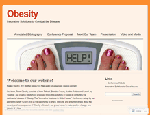 Tablet Screenshot of obesityrules.wordpress.com