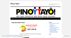 Desktop Screenshot of pinoytayonz.wordpress.com