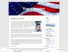 Tablet Screenshot of blogs4huckabee.wordpress.com