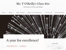 Tablet Screenshot of msoreilly.wordpress.com