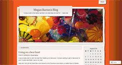 Desktop Screenshot of meganbarnes.wordpress.com