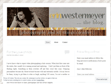 Tablet Screenshot of erinwestermeyerphotography.wordpress.com