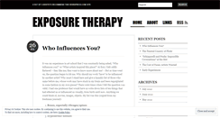 Desktop Screenshot of exposuretherapy.wordpress.com