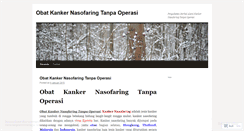 Desktop Screenshot of obatkankernasofaringtanpaoperasi.wordpress.com