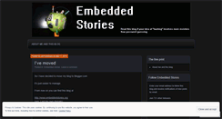 Desktop Screenshot of embeddedstories.wordpress.com