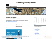 Tablet Screenshot of gallerythree.wordpress.com