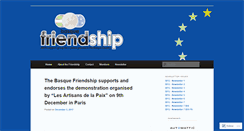 Desktop Screenshot of basquefriendship.wordpress.com