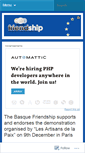 Mobile Screenshot of basquefriendship.wordpress.com