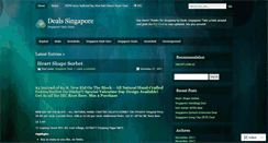 Desktop Screenshot of dealssg.wordpress.com