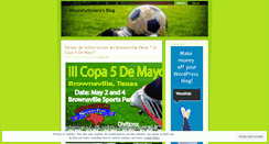 Desktop Screenshot of mirazafutbolera.wordpress.com