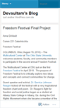 Mobile Screenshot of devaultam.wordpress.com