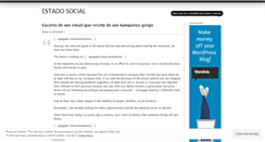 Desktop Screenshot of estadosocial.wordpress.com