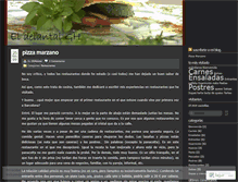 Tablet Screenshot of eldelantalgh.wordpress.com